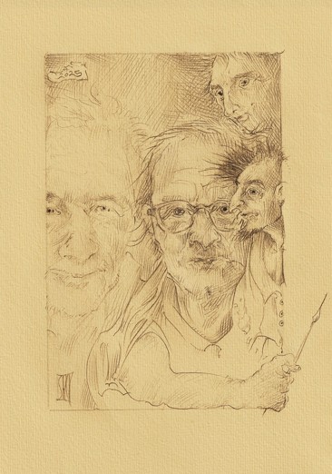 Bernd Hesse, Jörg Petzel, Stephan Klenner-Otto und Kapellmeister Kreisler