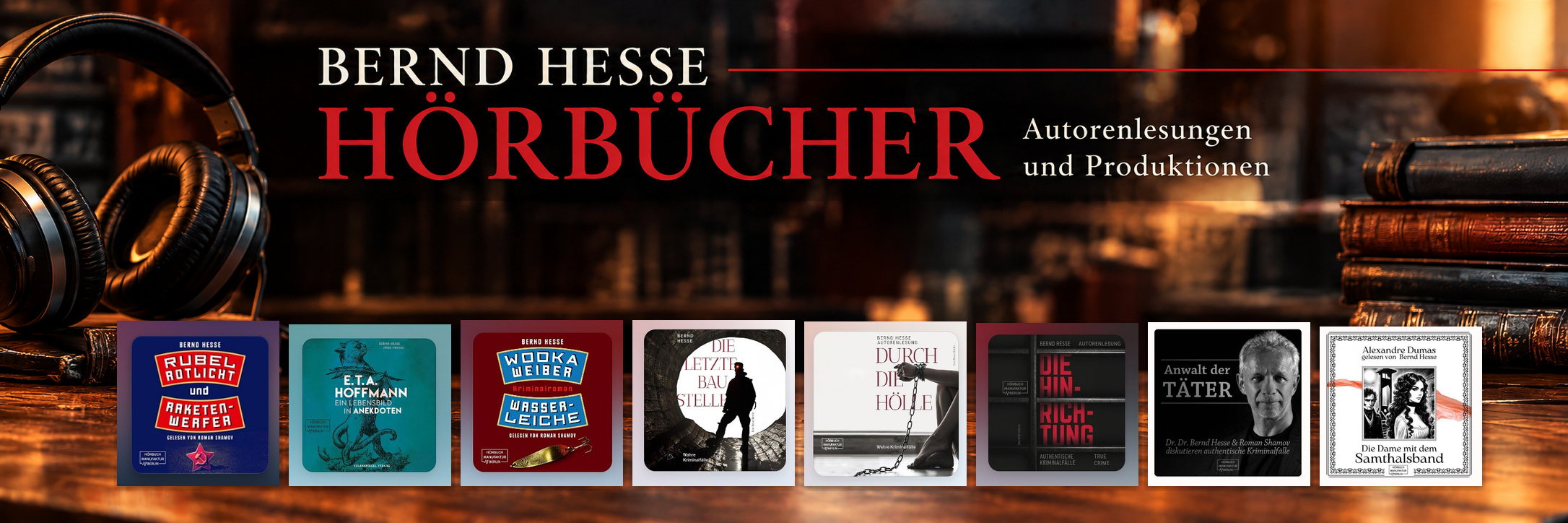 Hörbücher von und mit Bernd Hesse