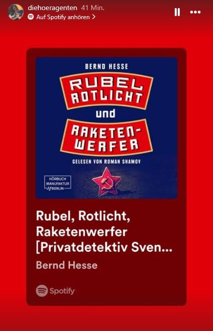 Rubel, Rotlicht und Raketenwerfer – Hörbuch