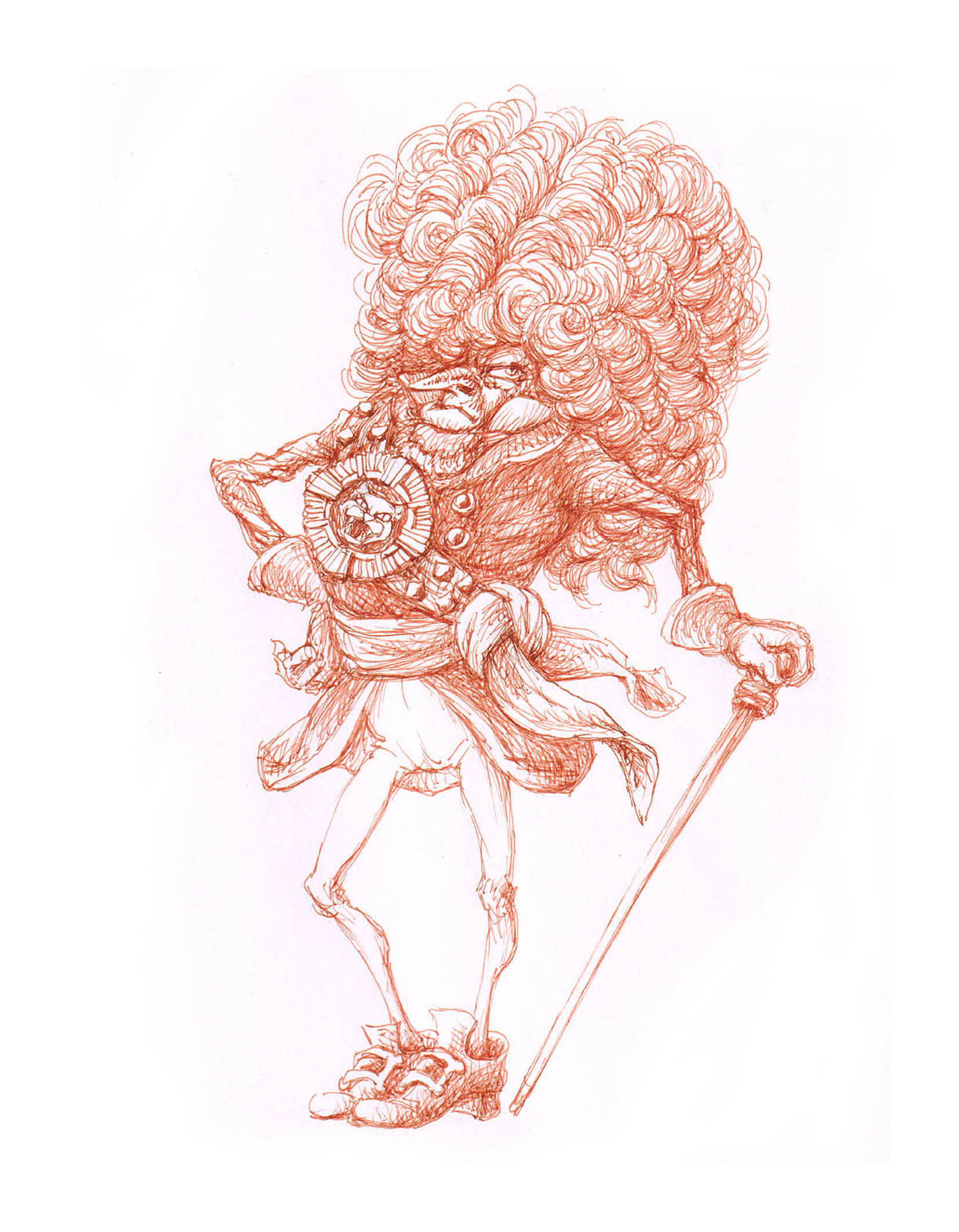 Illustration zu Klein Zaches von Steffen Faust