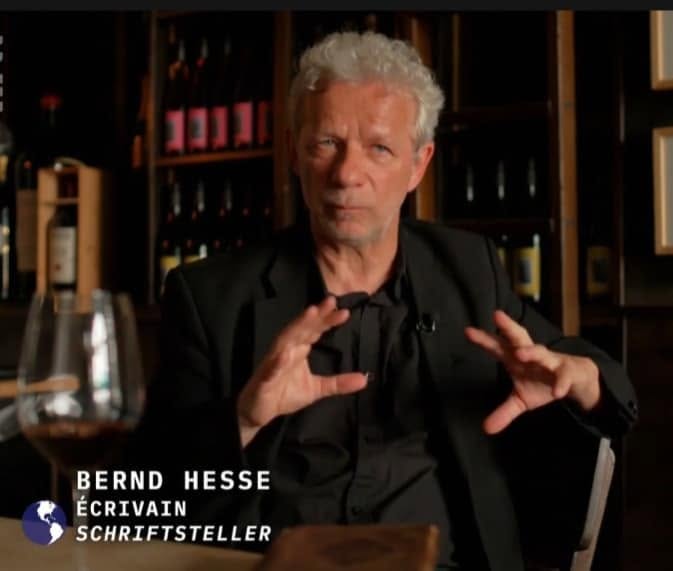 Bernd Hesse bei den Dreharbeiten bei Lutter und Wegner