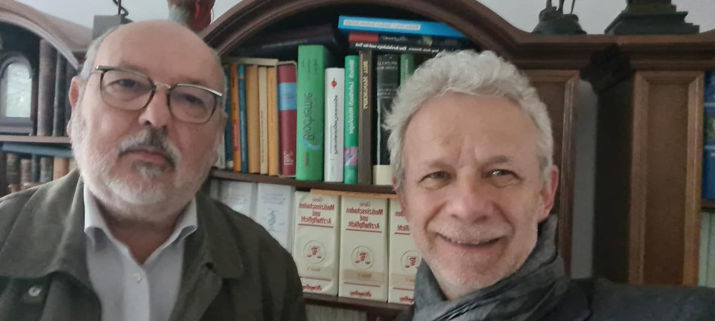 Bernd Hesse und Dr. Bernd Kopetz bei der Buchpremiere