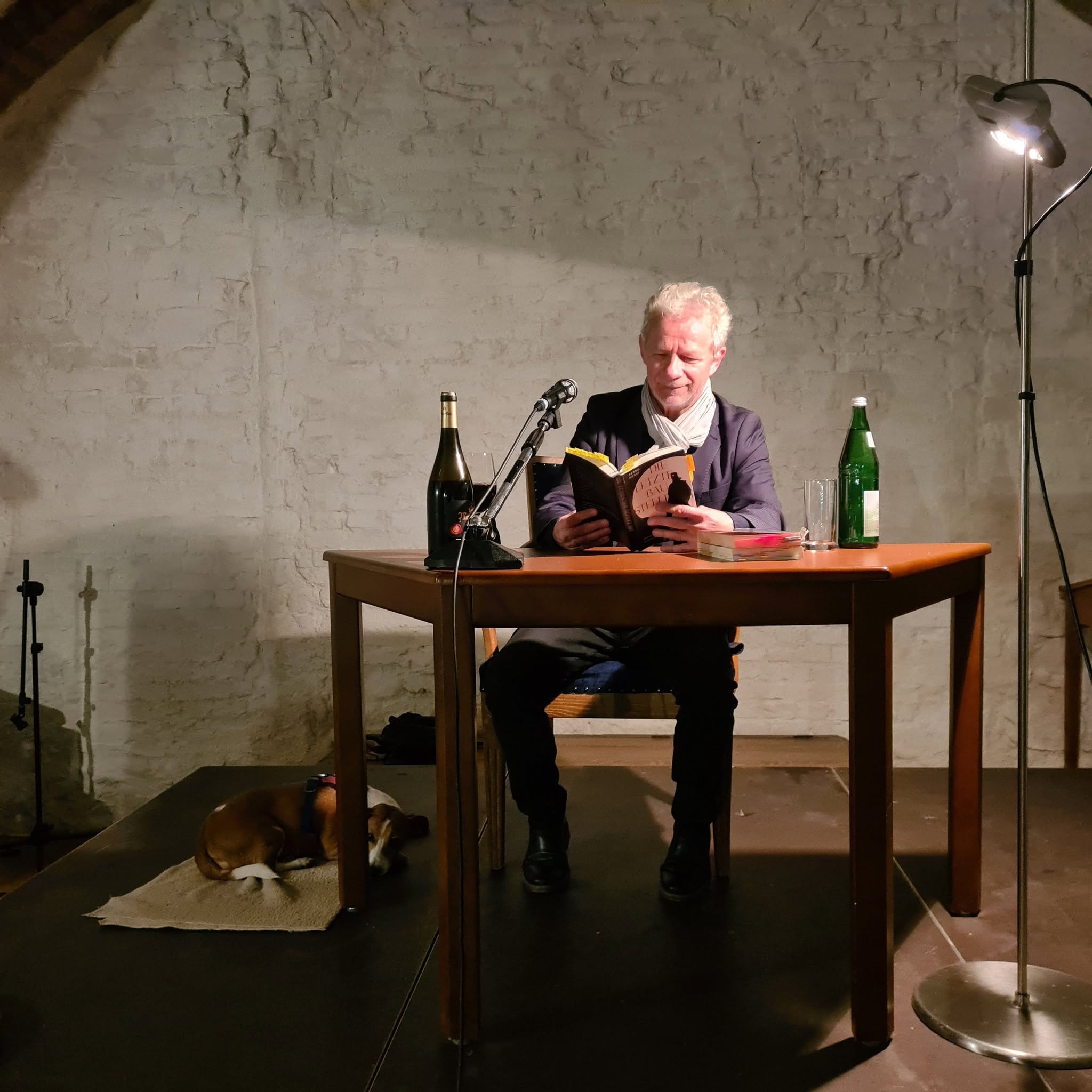 Lesung in Heiligengrabe mit Hündin Luise