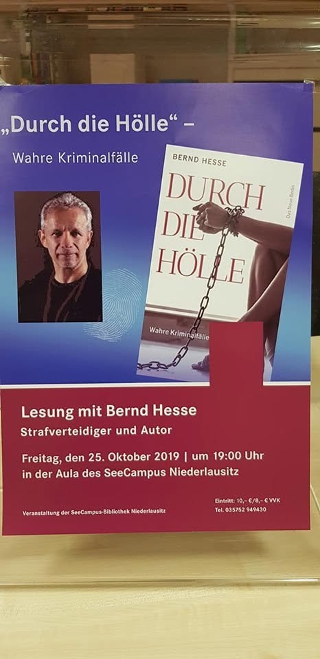 Lesung von Bernd Hesse im SeeCampus Niederlausitz