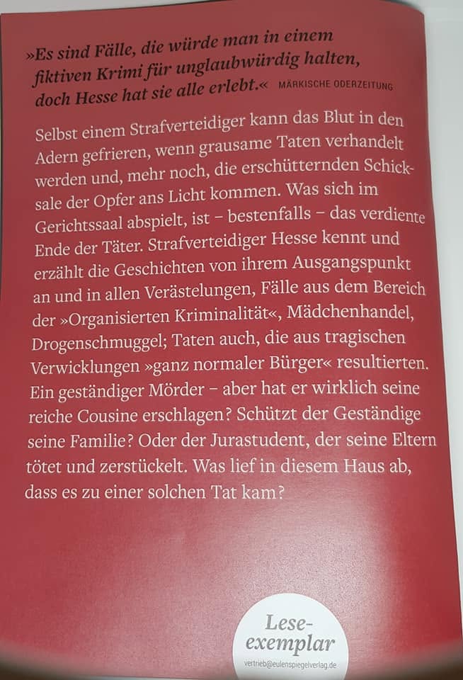 Durch die Hölle im Verlagskatalog