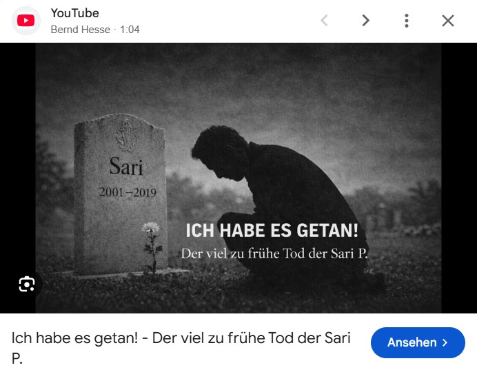 Buchtrailer zu Ich habe es getan