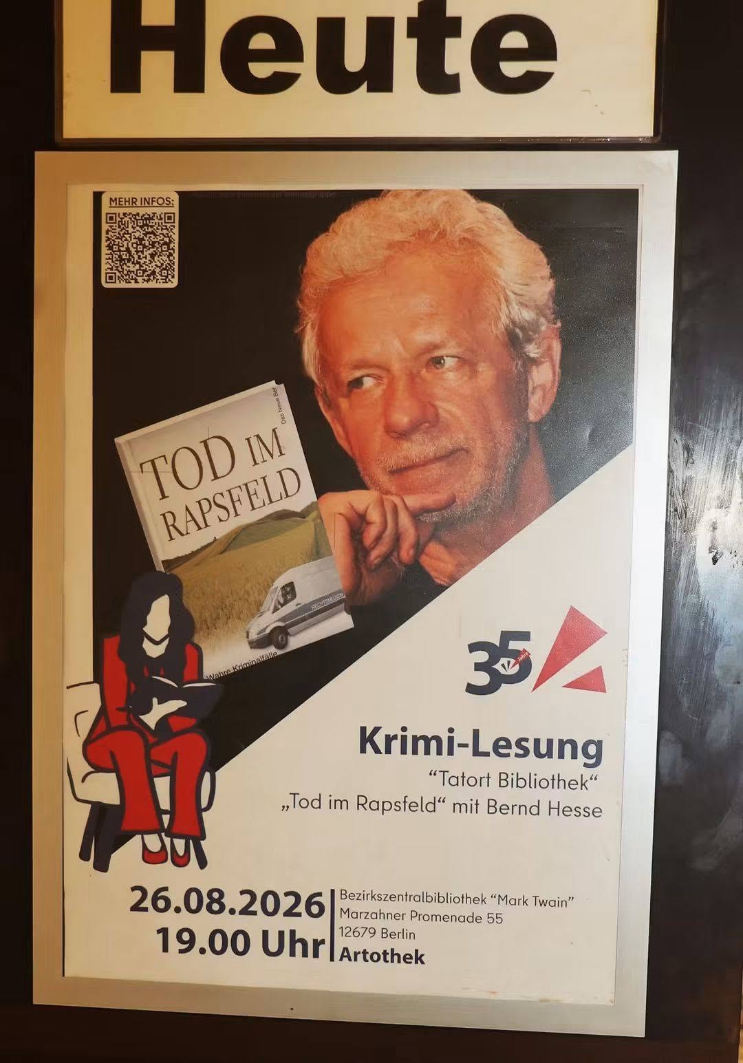 Lesung in der Mark-Twain-Bibliothek Berlin 2
