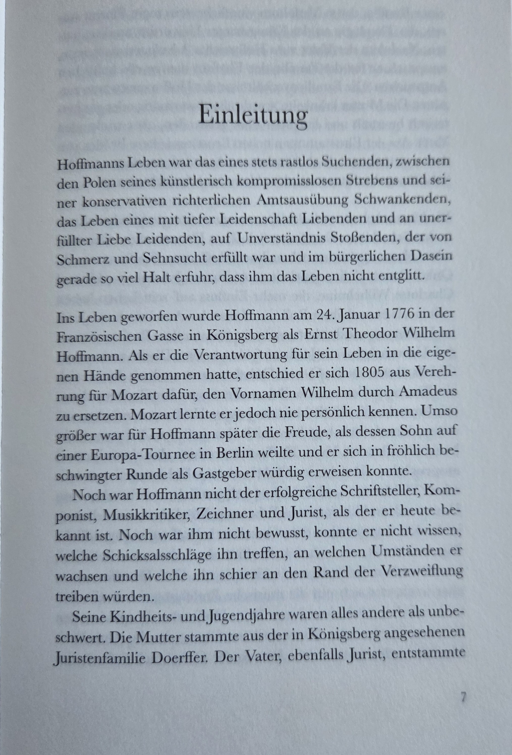 Einleitung von Bernd Hesse zum E. T. A. Hoffmann-Lesebuch