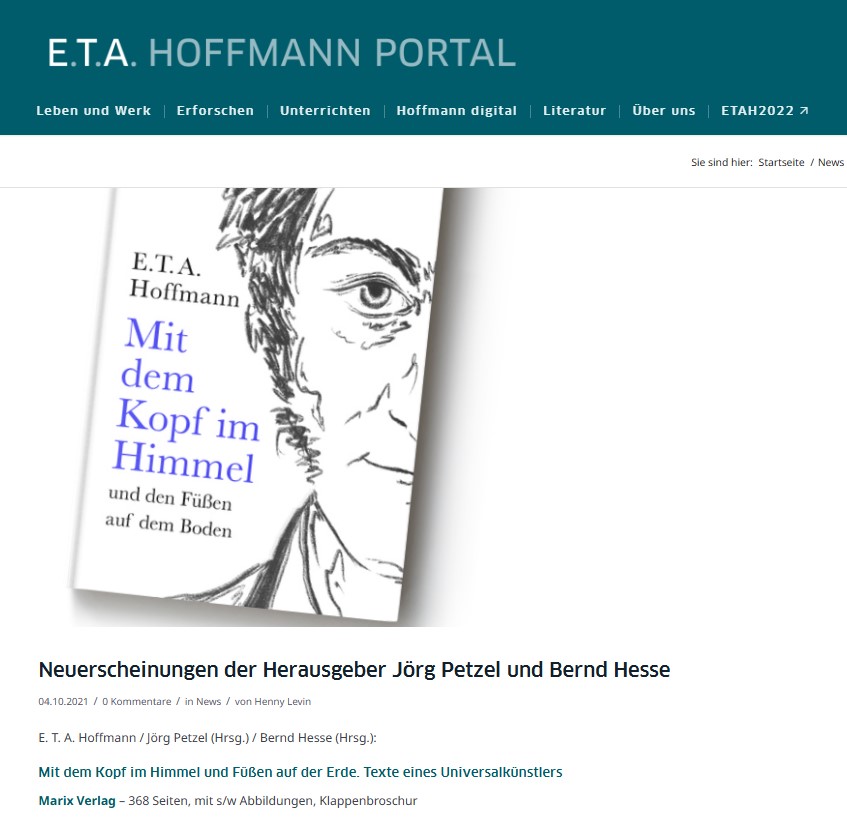 E. T. A. Hoffmann Portal der Staatsbibliothek zu Berlin