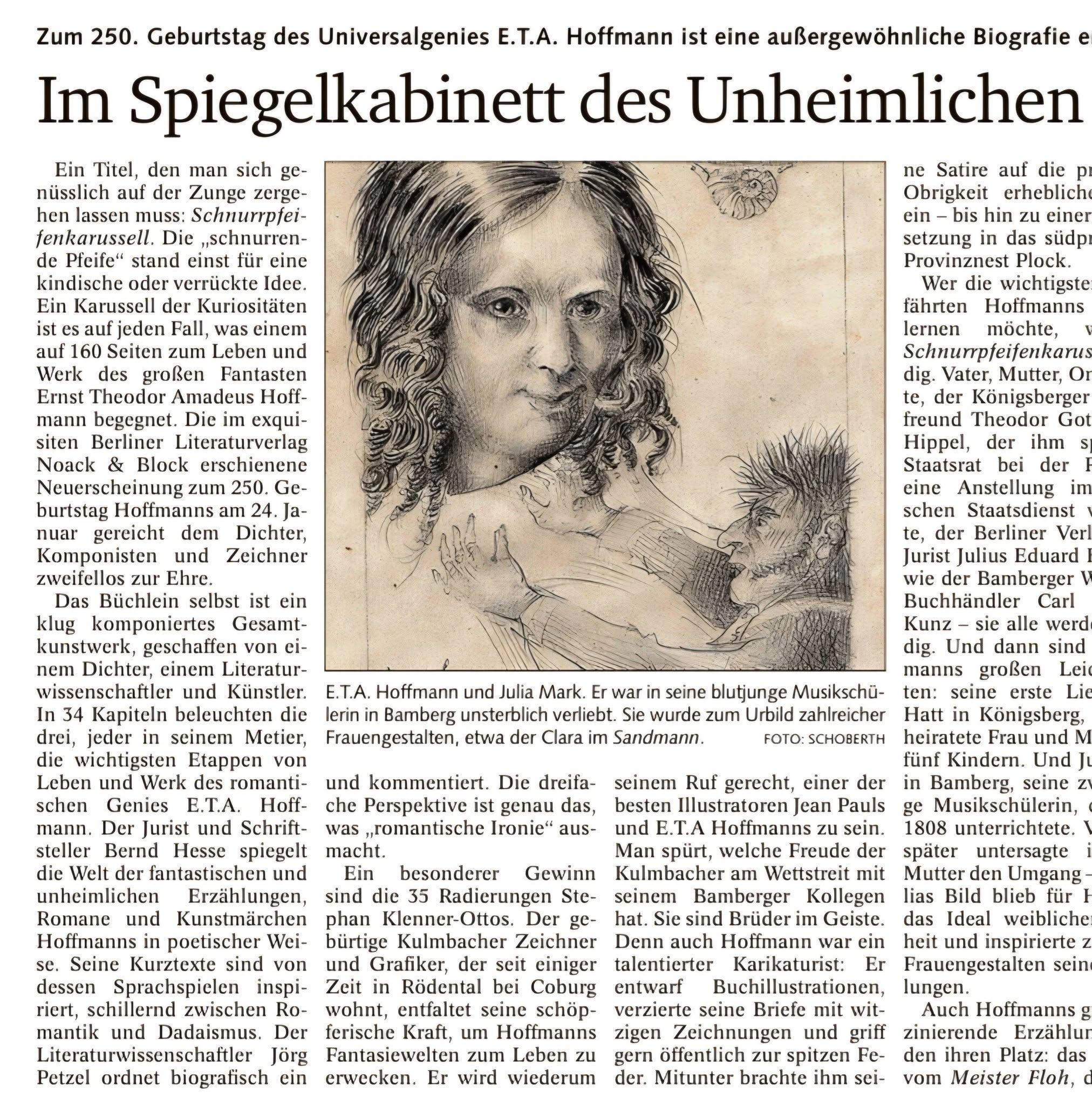Feuilleton der Bayerischen Staatszeitung zum Schnurrpfeifenkarussell