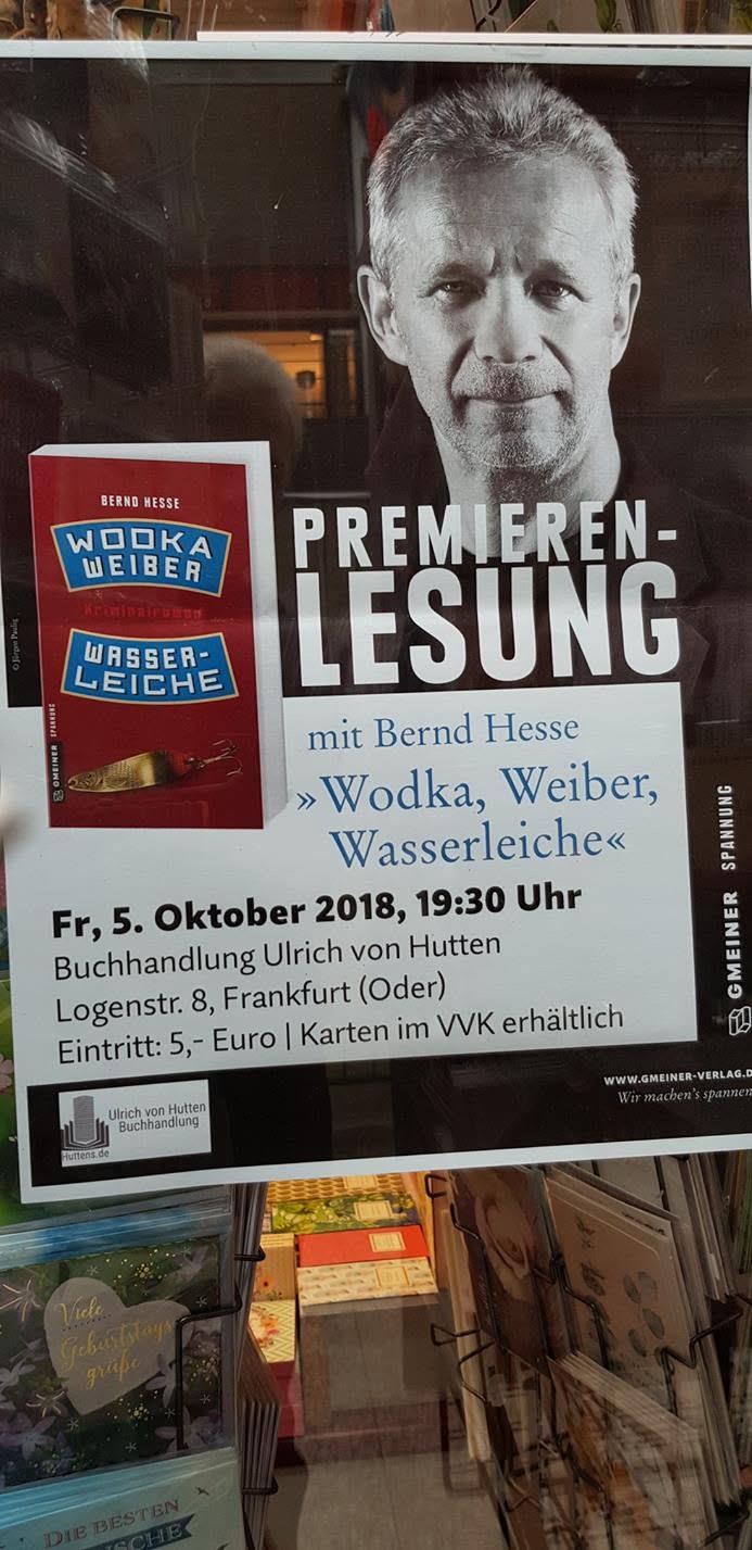 Buchpremiere in der Buchhandlung Ulrich von Hutten in Frankfurt Oder