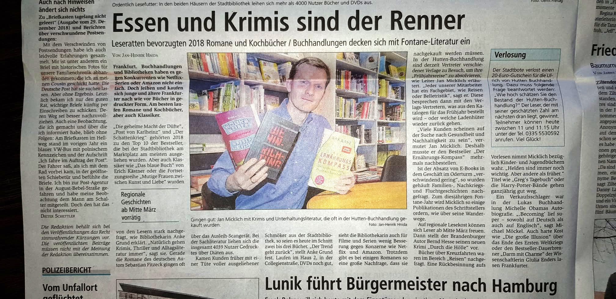 Pressebericht zu Bernd Hesse und seinem Roman